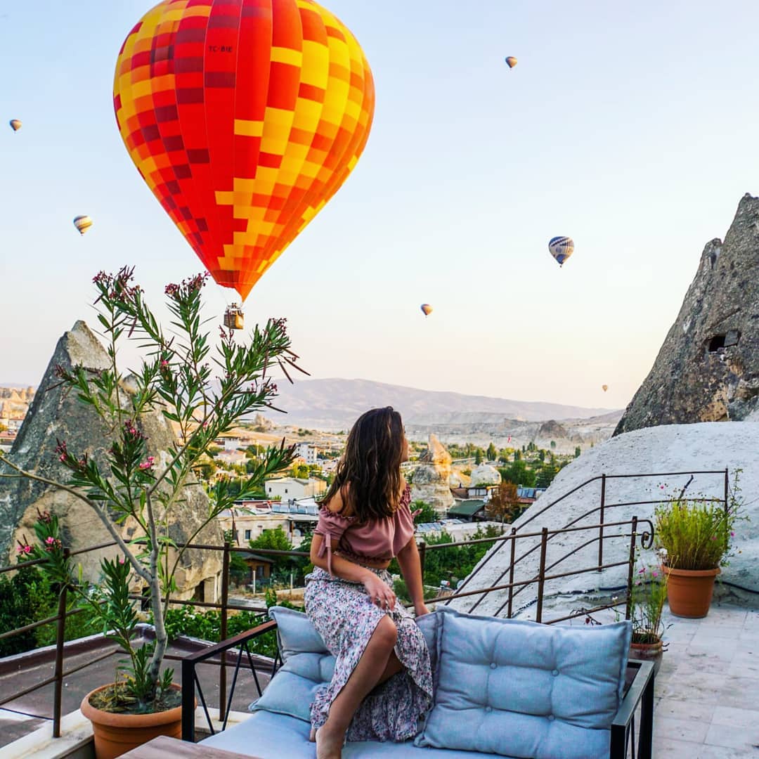 Hot Air Balloon view